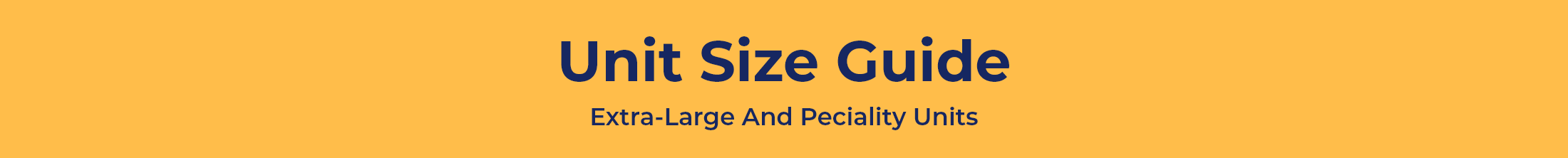 Unit Size Guide Title Block Large